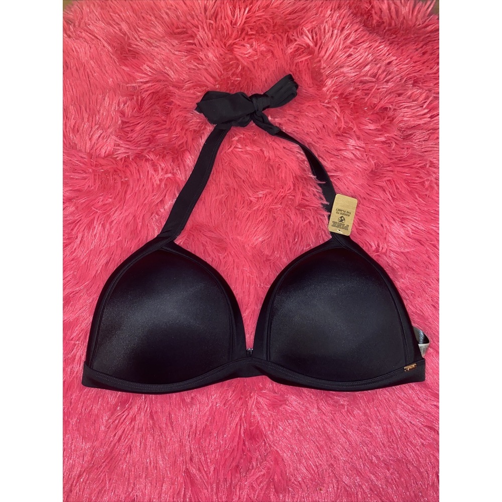 Victoria's Secret PINK Swim Sexy Push‎ Up Triangle Bikini Top Size DD NWT